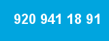 920 941 18 91